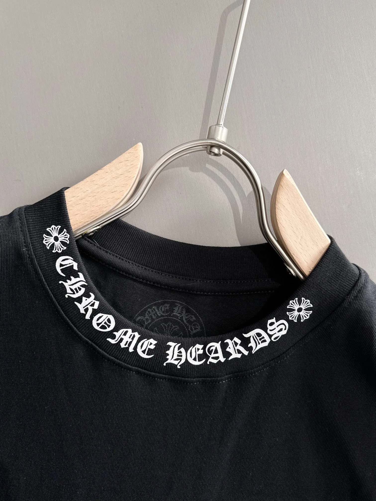 Chrome Hearts 2026New Arrival logo Same Style t 100％ 32 ：Black Size：XS S M L